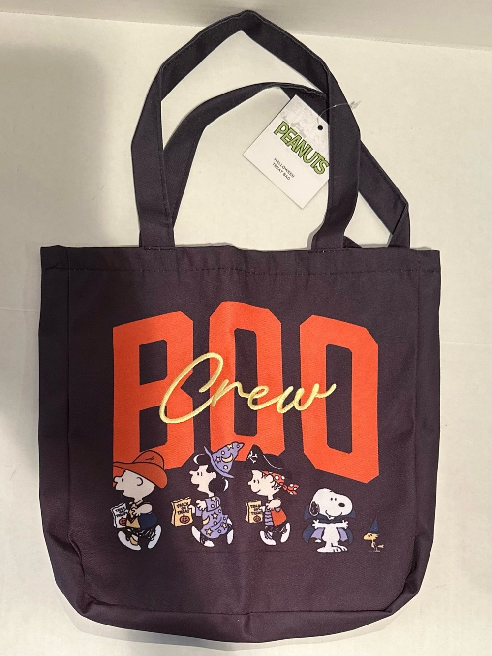 Peanuts NWT Halloween Boo Crew Treat/Tote Bag